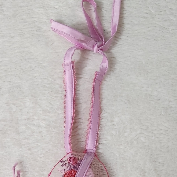 New!For Love and Lemons Rose Bloom Bralette - Picture 7 of 11